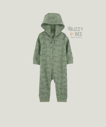 Macacão pijama bebê listras caminhão azul | Carter's