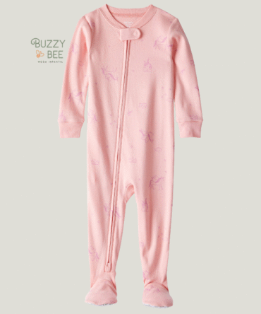 Macacão de algodão unicórnio rosa | Carter's