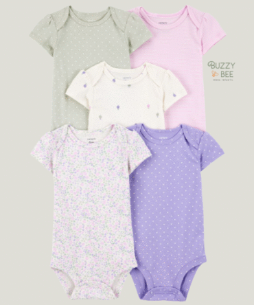 Kit body 5 peças lavanda | Carter's