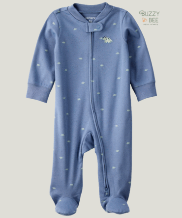 Macacão algodão dinossauros azul | Carter's